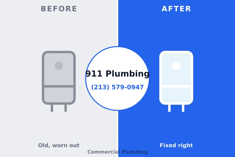 Before and after: plumbing repair Cottageville, SC